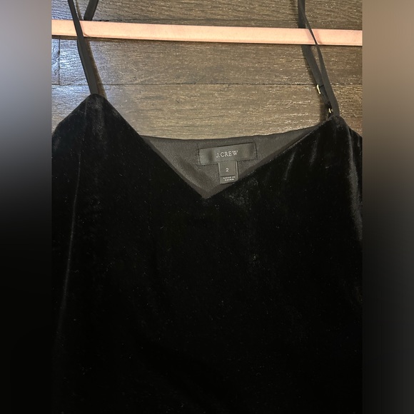 J. Crew black velvet peplum top - Picture 4 of 5